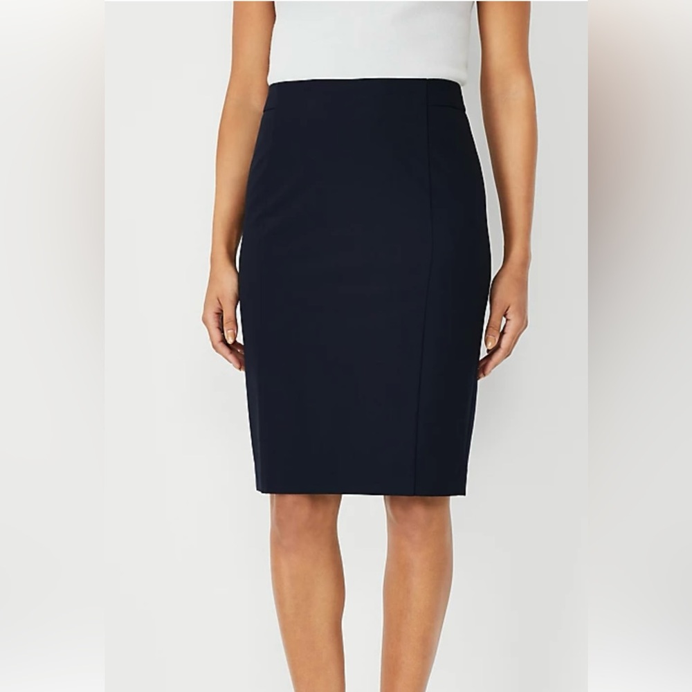 Ann Taylor Navy pencil skirt